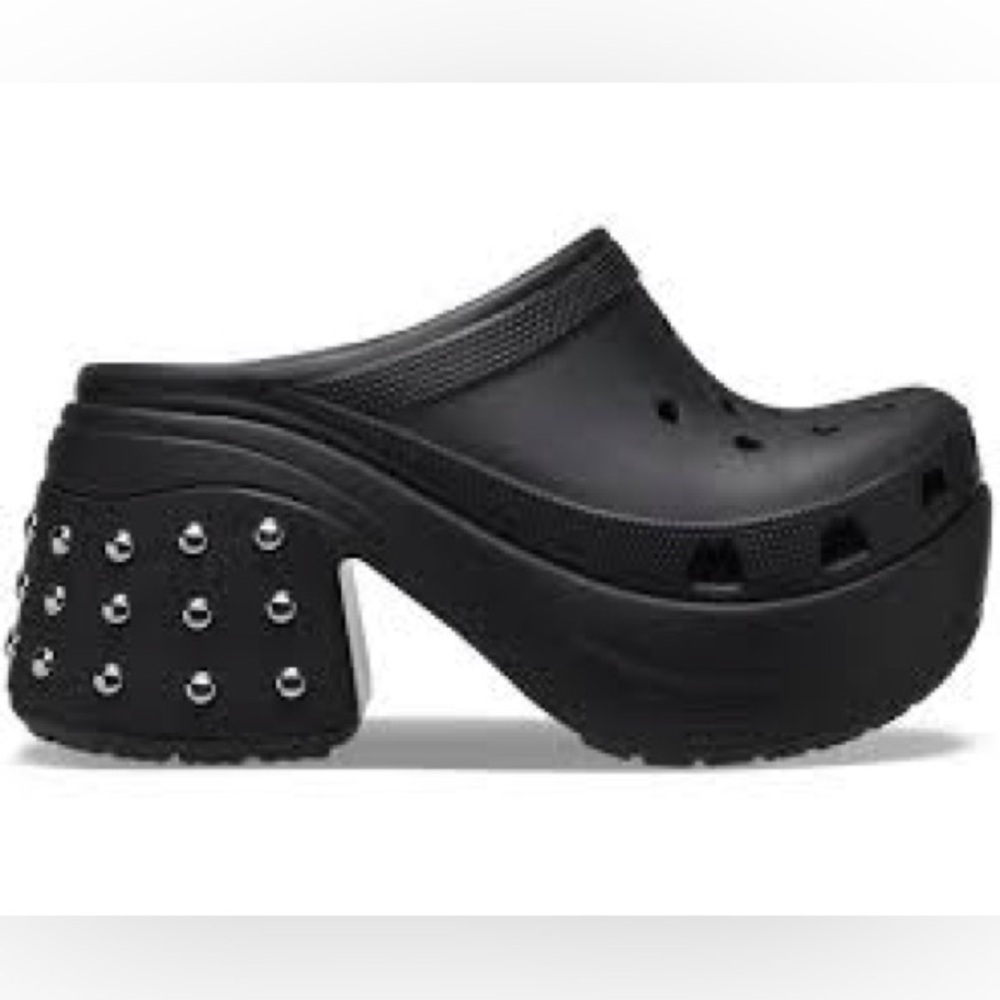 Crocs Siren studded black clogs size 12 women’s New With tags